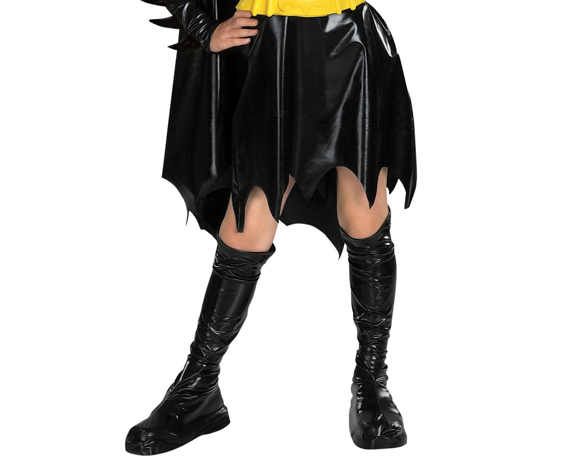 Includes: Batgirl dress with attached cape, belt, boot tops, gauntlets and mask EOL